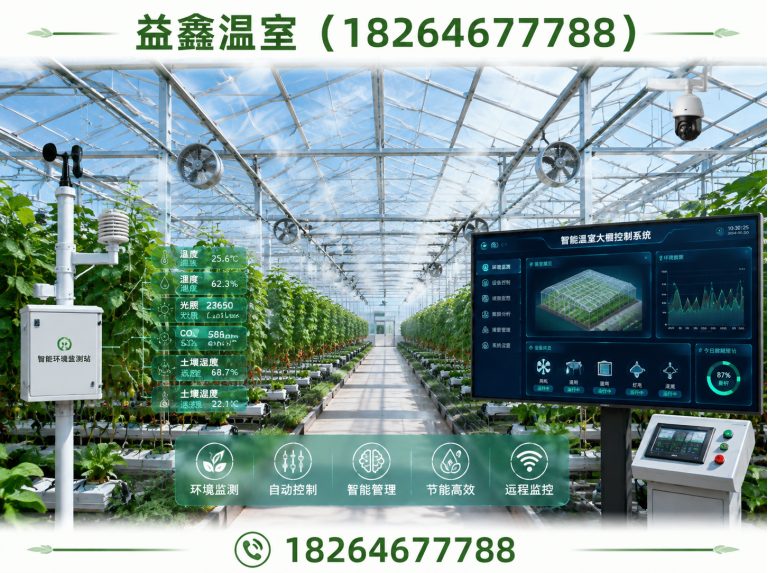 高密市无土栽培大棚展示图